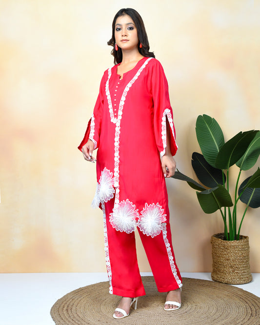 Rose Radiance Kurta