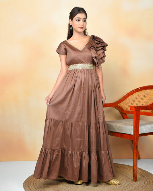 Cocoa Flare Dress